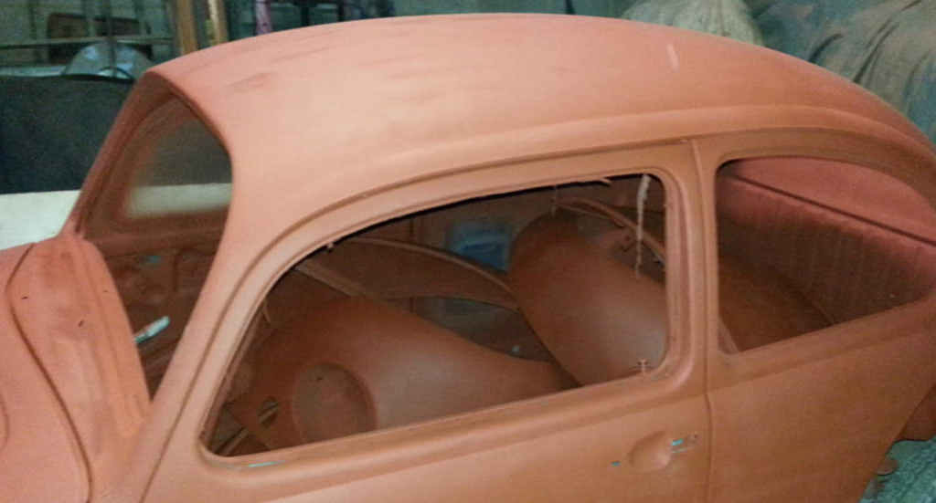shot blast car